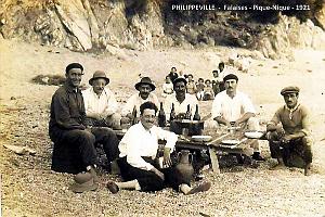 Philippeville - Falaises - Pique-Nique - 1921